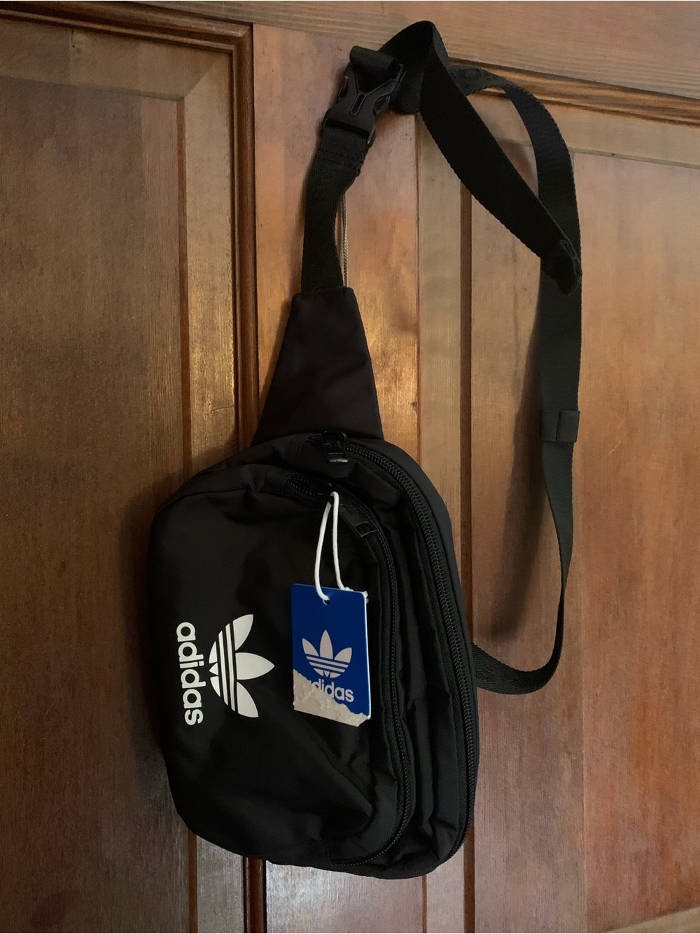 adidas Black fanny Bag